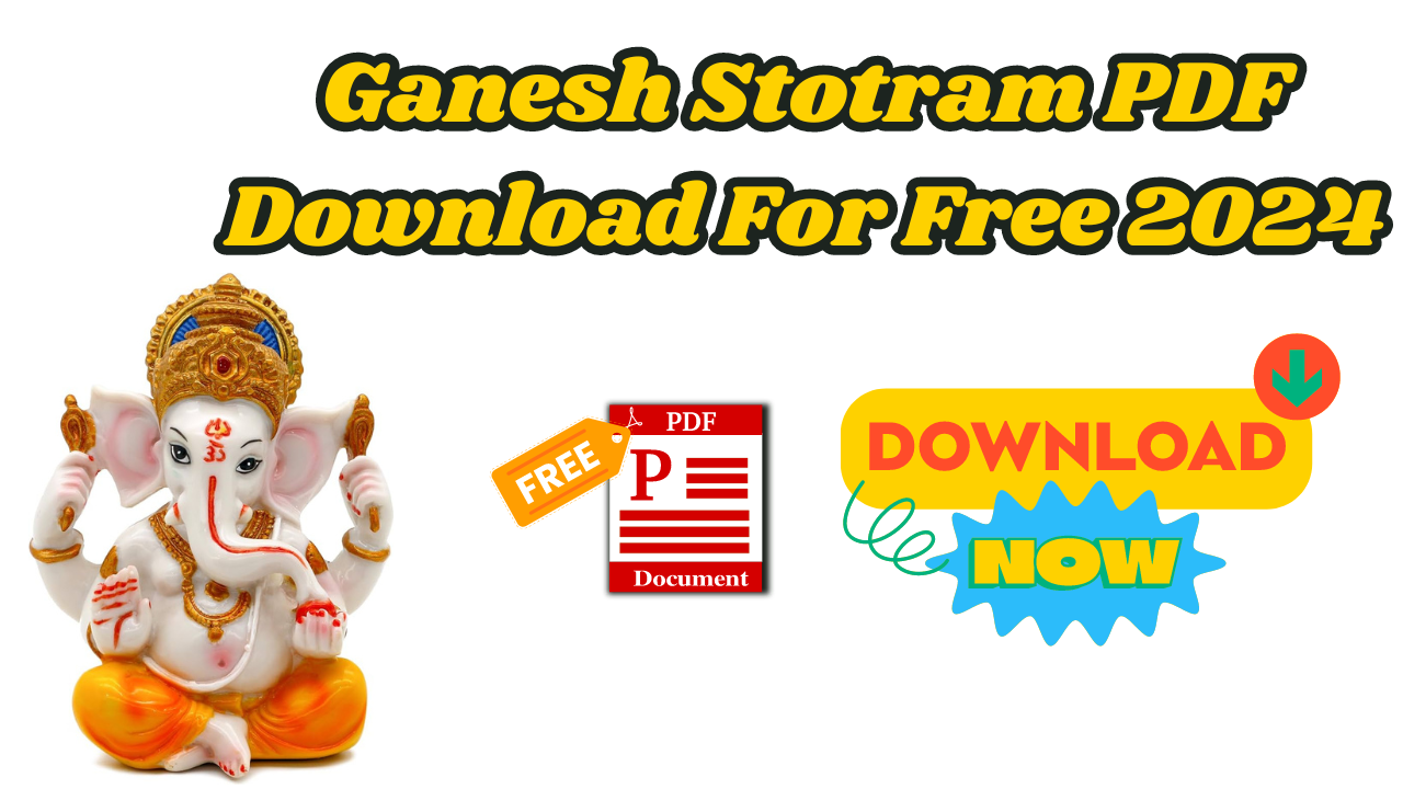 Ganesh Stotram PDF Download For Free 2024