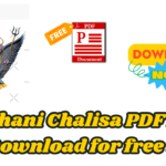 Shani Chalisa PDF Hindi Download for free 2024