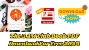 The 5 AM Club Book PDF Download For Free 2024